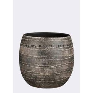 Bañera de agua redonda de metal profundo para jardín con acabado martillado para una lujosa decoración al aire libre, estanque y paisajismo en el patio trasero - Product Image 4