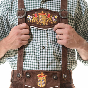 Últimos disfraces de Oktoberfest bávaros para hombres y mujeres Lederhosen ligeros y bordados todos los tamaños estilos largos y cortos - Product Image 4