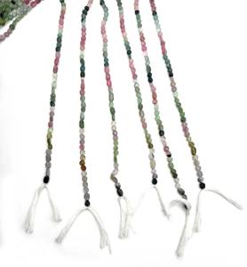 Cuentas de piedras preciosas pulidas de 13 pulgadas y 42 CT, cuentas de turmalina múltiple Natural para fabricación de joyas y regalos - Product Image 6