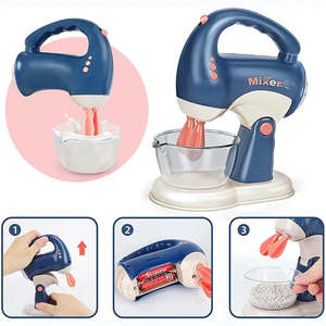 Jouets de cuisine, ensemble de chef cuisinier en plastique, appareil de jeu pour enfants avec lumière, pour le jeu des enfants, emballé dans une boîte - Product Image 4