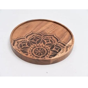 Assiettes à sushi jetables en bois de mangue de la meilleure qualité Assiette à dîner en feuille de palmier pour un usage domestique en toute sécurité - Product Image 1