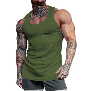 High Quality Men's Sleeveless Athletic Shirts Custom <b>Running</b> <b>Singlet</b> Sublimation High Tank Tops Knitted Men's Athletic Wear - Product Image 1