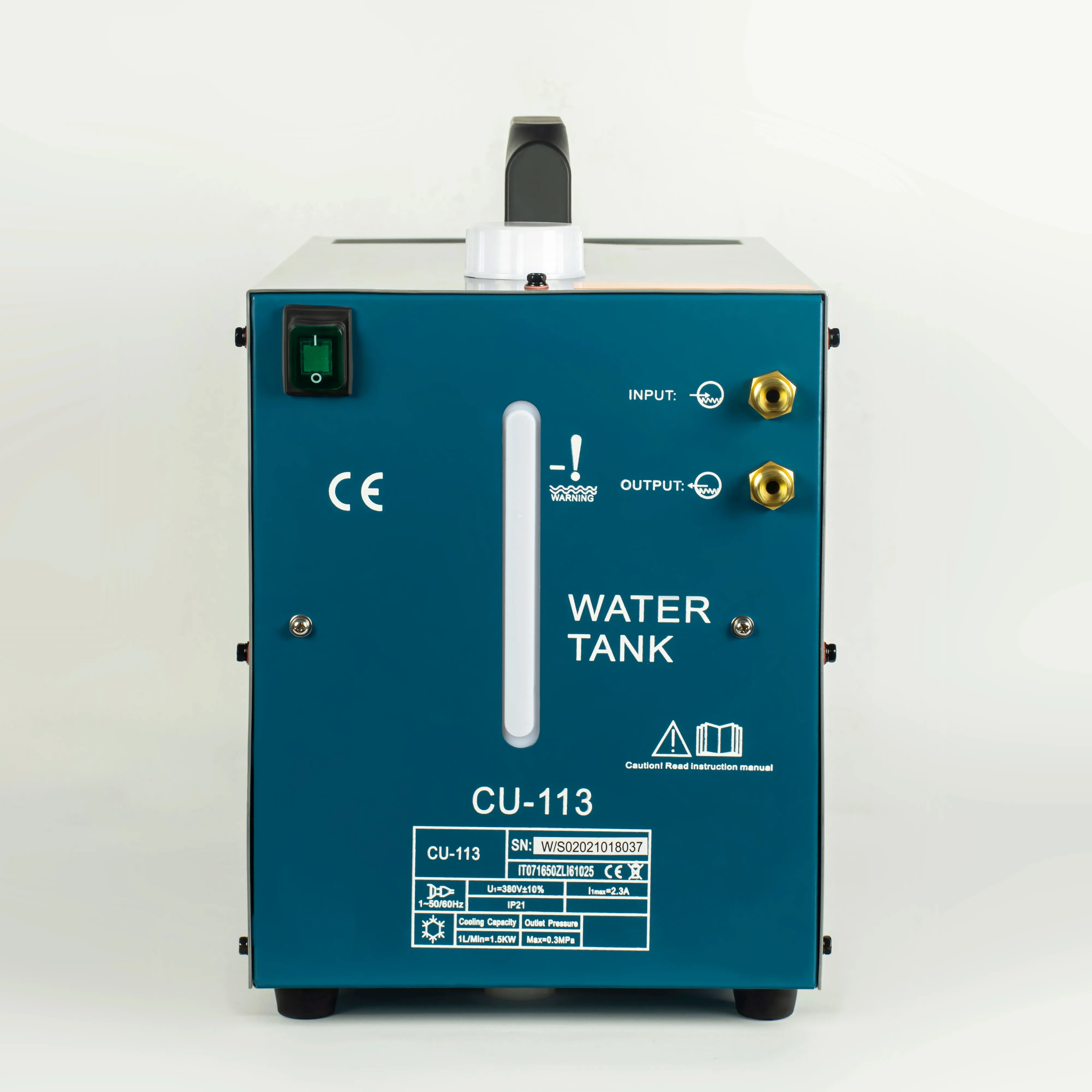 Soğutma sirkülasyonlu su deposu kaynak aksesuarları 380V 10L 20L Pagoda arayüzü hızlı fiş arayüzü su deposu
