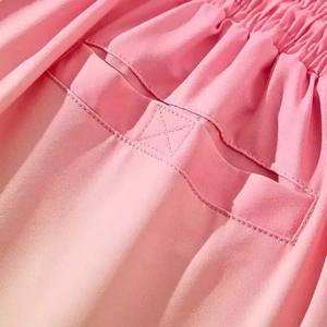 Tie Dye OEM diseño personalizado Logo impresión bordado cordón cintura hombres ropa Jogging pantalones cortos 100% algodón verano desgaste Casual - Product Image 5