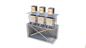 Système de conteneurs à déchets souterrains à 3 prises - Product Image 2