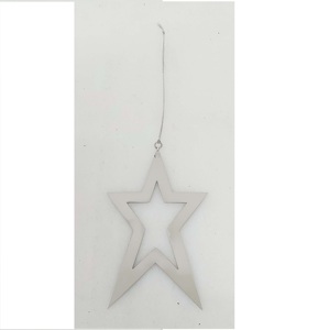 New Arrivals Modern Movable Christmas Laser-Out <b>Mirror</b> Polish <b>Hexagonal</b> Star Ornament for Hanging Decoration - Product Image 4