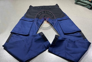 Top Trending Pantalones de sarga de algodón de talla grande para hombre Multi bolsillos Cargo Style Pantalones Casual Sports Fashion Work Wear pantalones al aire libre - Product Image 2