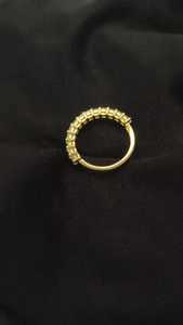 แหวนเพชรสีขาวทองกุหลาบสีเหลืองทองแบบกำหนดเองสำหรับเจ้าหญิงรูปร่างเหมือนในห้องปฏิบัติการแหวนเพชรเต็มวงสำหรับงานแต่งงาน - Product Image 3