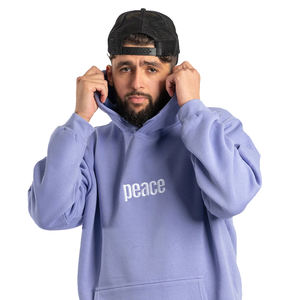 Sweat-shirt à capuche d'hiver confortable 350 GSM avec logo brodé, vêtement décontracté, sweat-shirt en polaire avec service OEM - Product Image 4