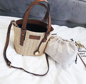 SALE Top Handle Rattan <b>Bags</b> Customized Ladies Shoulder <b>Straw</b> Hand <b>Bags</b> Wholesale Products - Product Image 2