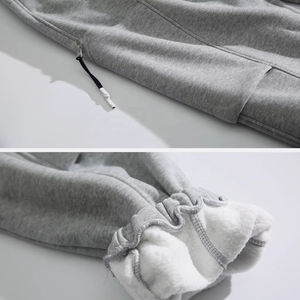 Casual Winter Sportswear Sweatpants Thick <b>Sherpa</b> Fleece <b>Joggers</b> Customized Logo High Quality High Waist - Product Image 3