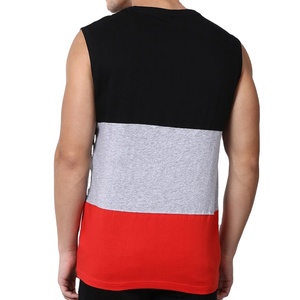 Camiseta sin mangas deportiva para hombre, camiseta de entrenamiento sin mangas con estampado Digital personalizado de alta calidad y 100% algodón - Product Image 2