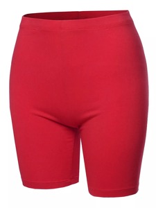 Women’s Custom High-Waisted Oxford Workout Shorts Quick Dry Breathable Activewear, Logo Print, Wholesale - Product Image 5
