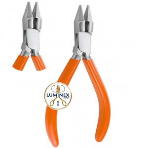 Alicates de punta de cadena doblada de alta calidad y rentables, herramienta de fabricación de joyas de acero inoxidable, alicates de agarre de trabajo fino de mandíbula curva para - Product Image 3