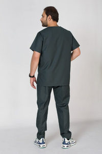 Uniformes médicaux de couleur vert armée hommes gommages d'allaitement Joggers Scrubs ensembles uniformes hommes et femmes ensembles de gommage - Product Image 4