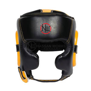 Protège-tête de boxe en cuir professionnel de haute qualité, best-seller, pour l'entraînement en MMA, vente en gros à bas prix - Product Image 1