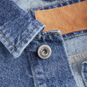 Veste en jean délavé pour homme, style streetwear, coupe légère, durable, respirante, coupe-vent, design personnalisable, effet délavé à l'acide - Product Image 6