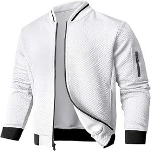 Blouson d'aviateur élégant et décontracté pour hommes avec logo personnalisé Vol léger pour l'hiver Coupe ample - Product Image 5