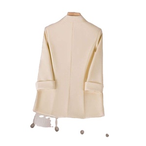 Nouvel arrivage pardessus croisé unisexe coupe ajustée costume décontracté Blazer à carreaux costume formel vestes de bureau d'affaires 2026 - Product Image 4