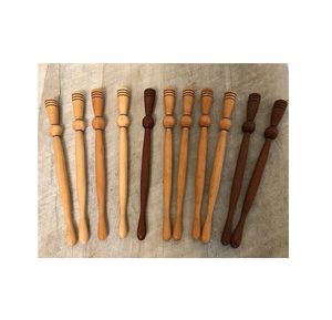 Bouillie en bois Agitateur Bouillie Spurtle Nouveau Style Écologique Long Manche Logo Personnalisé accepté - Product Image 6
