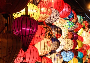 Lanternes en soie de bambou de Hoi An pour la décoration de fête de jardin - Product Image 5