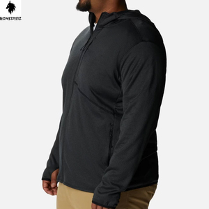 เสื้อมีฮู้ดแบบซิปรูดวินเทจของผู้ชายเสื้อผ้าแนวสตรีทพร้อมพัฟพลอยเทียม100% เสื้อผ้าฤดูหนาวผลิตตามสั่ง - Product Image 2