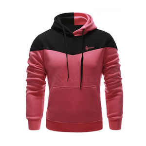เสื้อฮู้ดแขนยาวสำหรับผู้ชาย, เสื้อฮู้ดสำหรับฤดูหนาวพร้อมโลโก้ที่กำหนดเองระบายอากาศได้ดีไซน์แฟชั่นใหม่ล่าสุดย้อมสีล้วน - Product Image 1