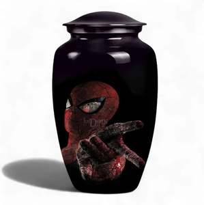 ของชำร่วยเถ้ากระดูกอลูมิเนียมเคลือบเคลือบแบบโบราณและทันสมัยที่ระลึกงานศพสำหรับสัตว์เลี้ยงขี้เถ้าของมนุษย์ขายส่ง - Product Image 4