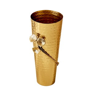 Mejor diseño de forma única de alta calidad 20,5x35,5 cm Florero de suelo Florero metálico de aluminio para ocasiones de boda único - Product Image 2