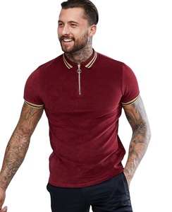 100% coton haute qualité logo personnalisé imprimé polos vierges/hommes de haute qualité en éponge avec basculement respirant Polo tee - Product Image 1