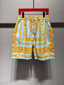 Ensemble chemise et short à manches courtes nouveau style pour hommes bon tissu à la mode imprimé en 3D en gros - Product Image 3