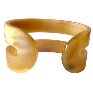Elegant Design Handmade Carved 100 %Natural Buffalo Cow Horn Cuff <b>Bangle</b> for Party Wear Girls Bracelet Use Handmade Polished FWE - Product Image 1