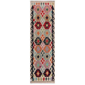 Maimana Afghanistan <b>Kilim</b> <b>Runner</b> Rug 293 X 89 cm - Product Image 1