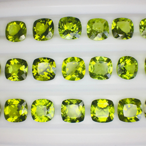 เบาะเพอริโดทธรรมชาติคุณภาพ AAA พลอยเทียมตัดสีเขียวเป็นประกายดีเยี่ยมได้รับการรับรองการขัดเงาสำหรับการทำที่สมบูรณ์แบบ - Product Image 5