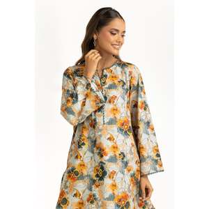 Conjunto de 2 Piezas para Mujer, Informal, Gris, Estampado, Talla XXS, Estilo Crepé, para Primavera/Verano - Product Image 4