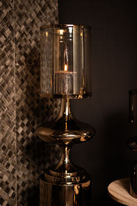 Hermoso soporte de luz de té de bronce para decoración del hogar Impresión personalizada para bodas y Día de San Valentín - Product Image 3