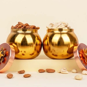 Classic <b>Decorative</b> Dry Fruits Jar Nut Jar Usage For Business Gifts And Diwali Decoration Home And Hotel - Product Image 5