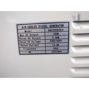 เครื่องกำเนิดไฟฟ้าดีเซล ASHITA DG23000SE3 ปี 2024 - Product Image 6