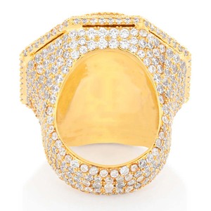 Luxury Hip Hop Moissanite VVS Diamond Customize In 925 Sterling <b>Silver</b> Iced Out <b>Men</b> Anniversary <b>Ring</b> for Gift - Product Image 4