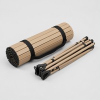 Table de pique-nique pliante en acier inoxydable pour le camping