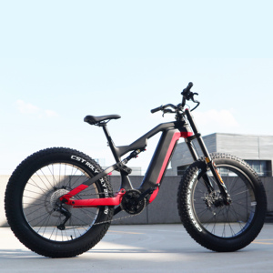 Vélo électrique à suspension complète en fibre de carbone 48V 20AH M620 1000W Bafang 26 pouces VTT électrique - Product Image 1