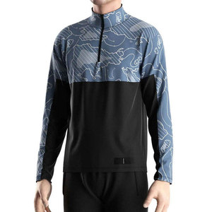 บริการ OEM เสื้อแจ็คเก็ตฤดูหนาวแบบซิปครึ่งตัวสำหรับผู้ชาย ระบายอากาศได้ดี สวมใส่สบาย คุณภาพสูง แบบซิปครึ่งตัว - Product Image 1