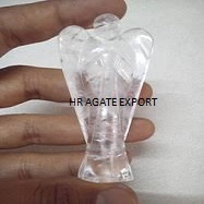 Vente en gros d'anges en opalite de style religieux, sculpture de pierres précieuses semi-précieuses, artisanat pour souvenirs religieux - Product Image 6