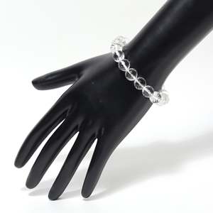 NOVAMART Fine Arihant <b>Gems</b> Jewels Certified Astrological <b>Bracelet</b> Natural Sphatik Diamond-Cutting Crystal Reiki/Yoga Healing Ban - Product Image 4