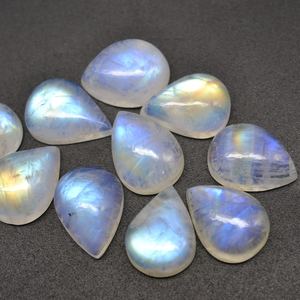 100% pierre de lune arc-en-ciel blanche naturelle polie et multi-clignotante pierres précieuses en vrac pour bijoux et cadeaux - Product Image 6