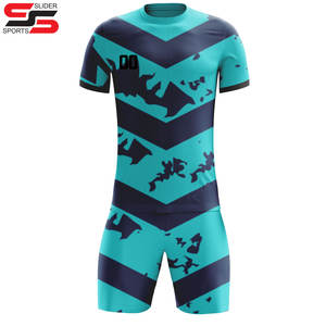 Conjuntos de uniformes de fútbol personalizados, impresión sublimada con logotipo de número de nombre, ropa de equipo, ropa deportiva - Product Image 5