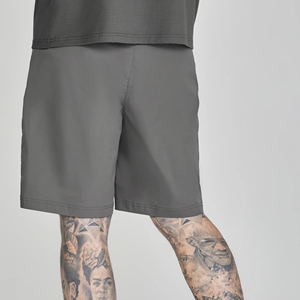 OEM/ODM hecho a medida 100% sarga de algodón ligero de alta calidad gimnasio entrenamiento transpirable Color sólido verano correr pantalones cortos de los hombres - Product Image 4