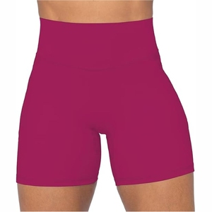 Nuevos pantalones cortos OEM para mujer, pantalones cortos de Yoga para Fitness, ropa deportiva para mujer, mallas de gimnasio, sin costuras, cintura alta - Product Image 6