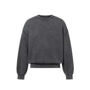 เสื้อสเวตเชิ้ตคอกลมคุณภาพสูง แบบเรียบ ทรงโอเวอร์ไซส์ รับสกรีนโลโก้ เสื้อสเวตเชิ้ตผ้าเฟรนช์เทอร์รี่เนื้อหนา ผู้ผลิต - Product Image 1