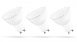 Confezione da 3 lampade LED GU10 6W 3000K 350Lm 120 (Spectrum WOJ+13265_3PACK) - Product Image 2